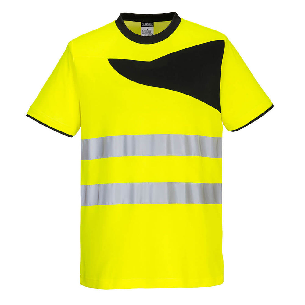 Tricou reflectorizant Portwest PW213 PW2 – galben/negru