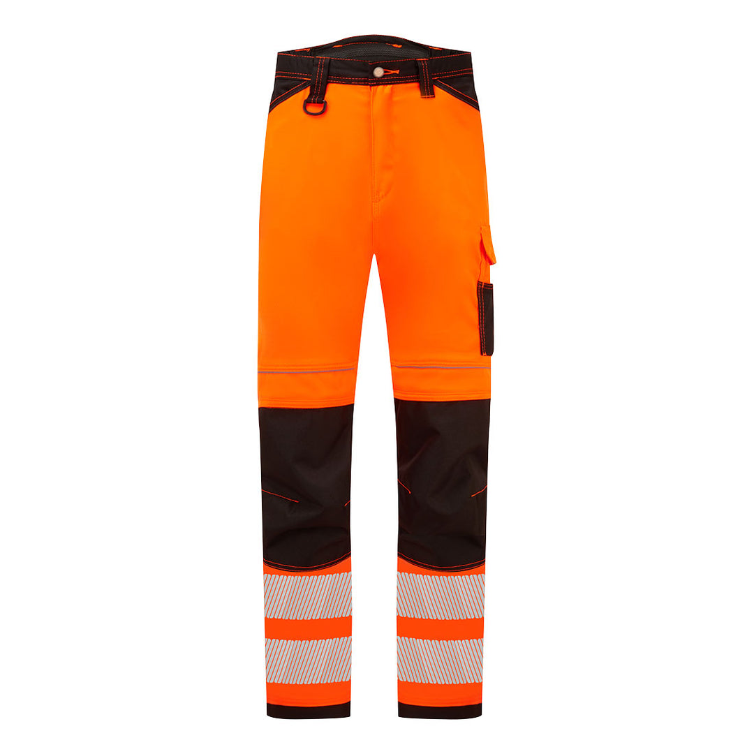 PW3 Hi-Vis Pantaloni stretch greutate redusa - Portocaliu/Negru