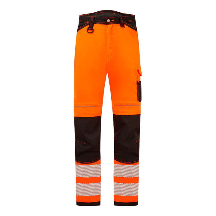 PW3 Hi-Vis Pantaloni stretch greutate redusa - Portocaliu/Negru