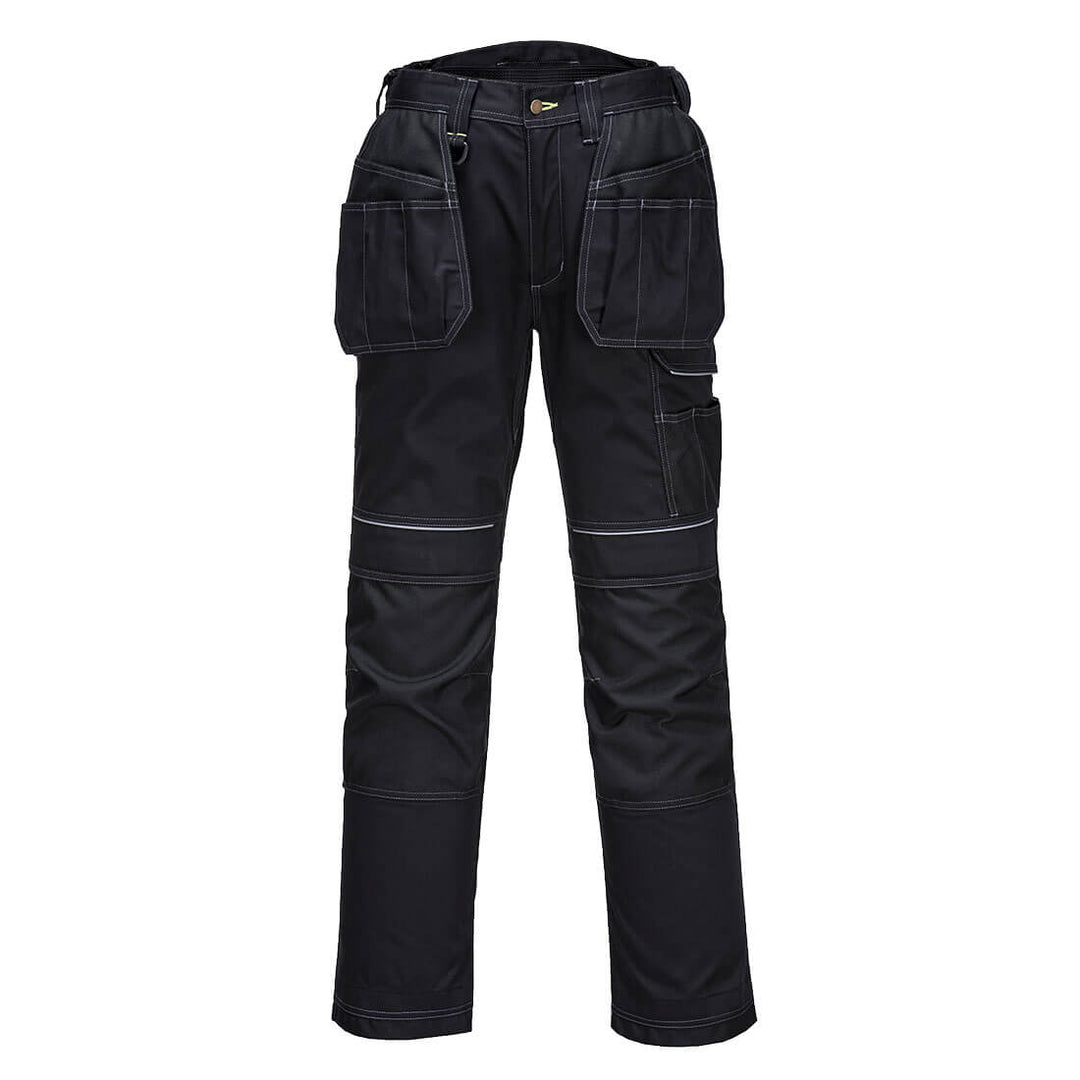 PW3 Pantaloni de lucru Stretch  Holster - Negru
