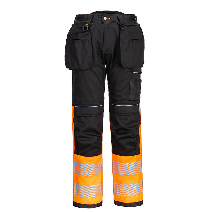 Pantaloni PW3 Hi Vis Clasici Holster - Portocaliu/Negru