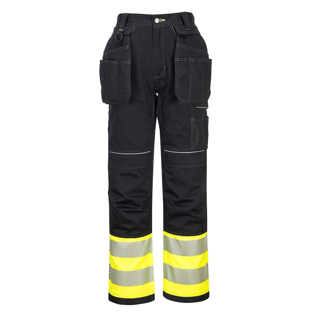 Pantaloni PW3 Hi Vis Clasici Holster - Galben/Negru