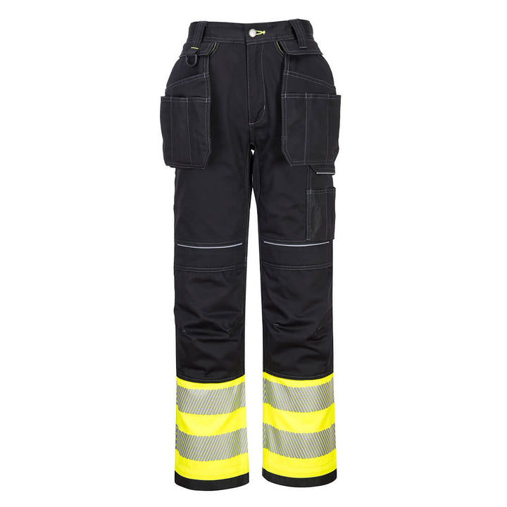 Pantaloni PW3 Hi Vis Clasici Holster - Galben/Negru