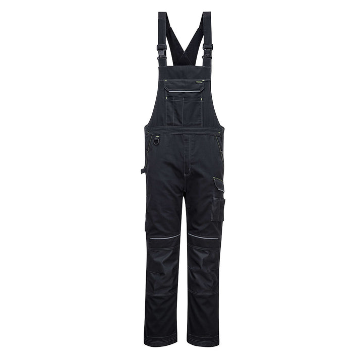 PW3 Pantaloni de lucru cu pieptar - Negru