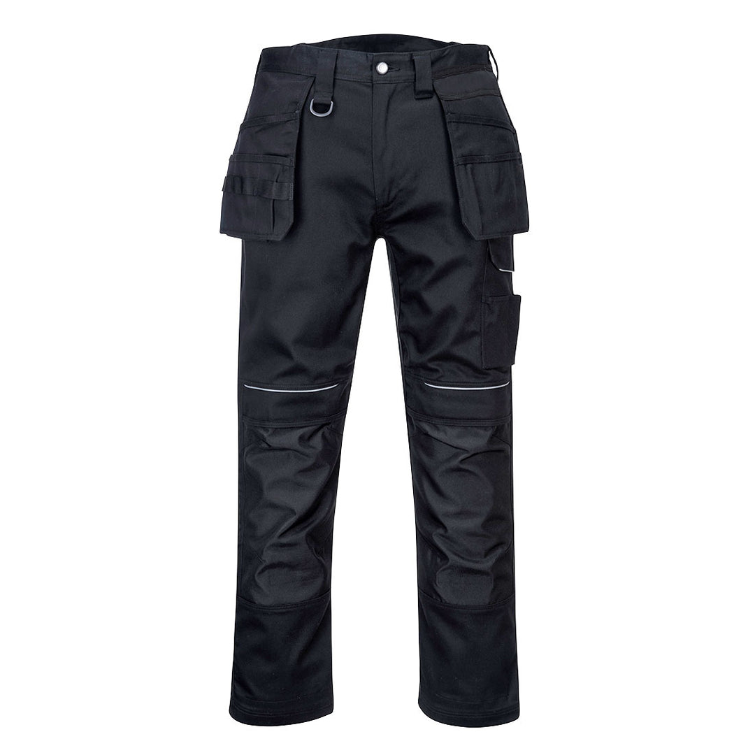 Pantalonitamplar  din bumbac  PW3 - Negru