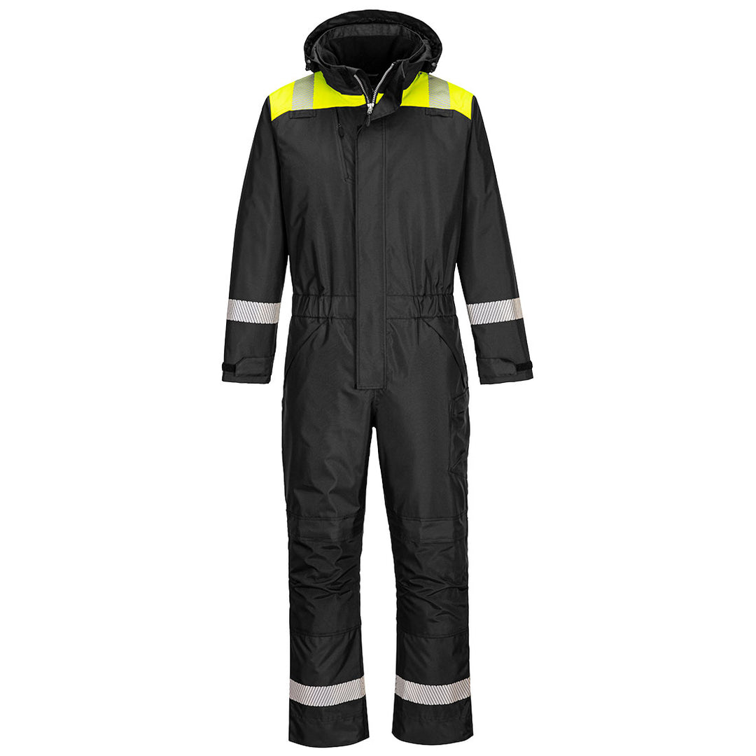 PW3 Combinezon de iarnă - Negru/Galben