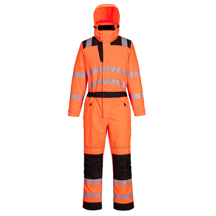 PW3  Salopetă de ploaie Hi-Vis - Portocaliu/Negru