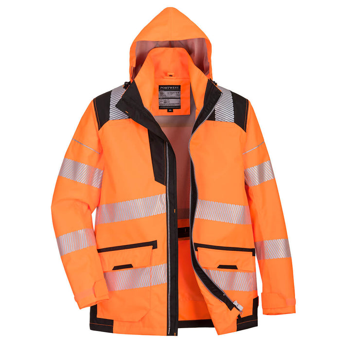Jacheta PW3 Hi-Vis 5-in-1 - Portocaliu/Negru