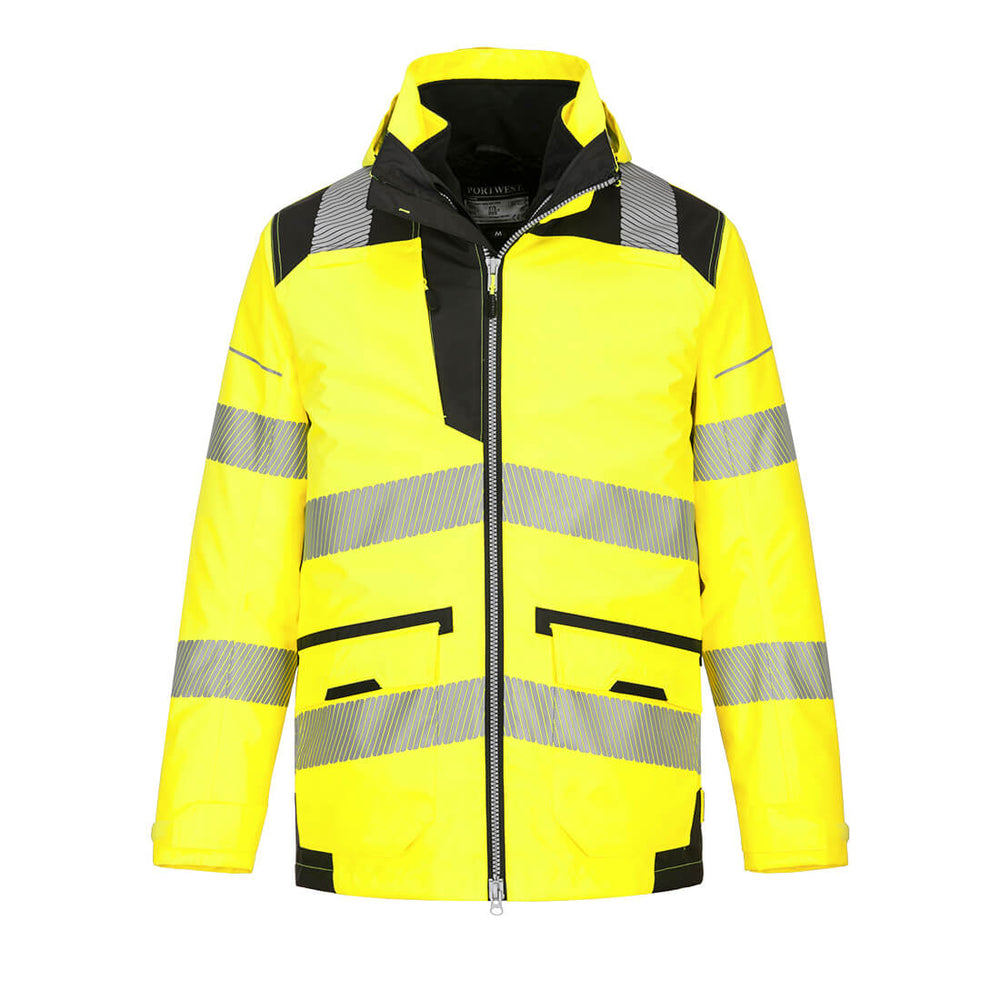 Jacheta PW3 Hi-Vis 5-in-1 - Galben/Negru