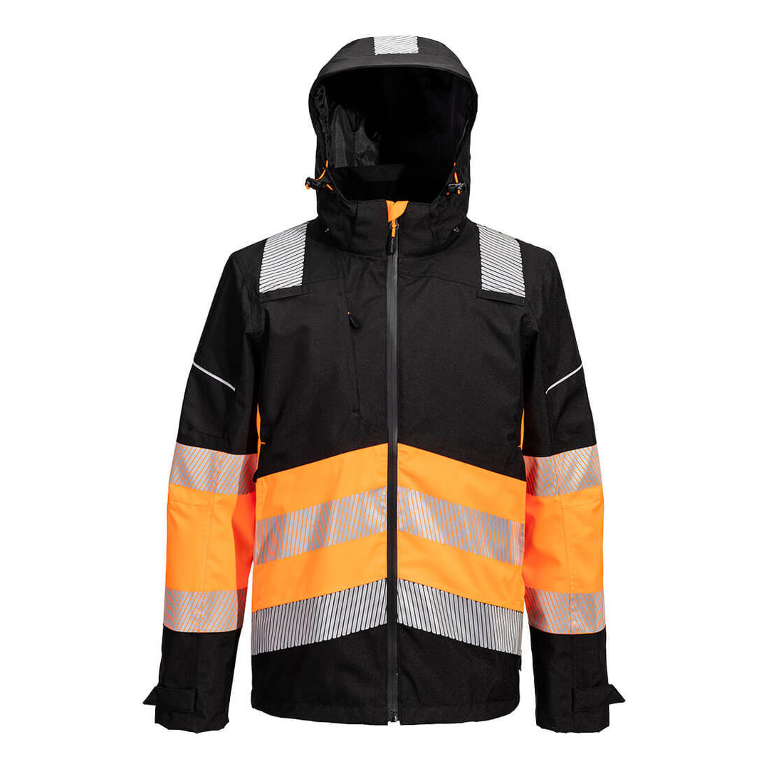 PW3 Jacheta Extreme Rain Hi-Vis Class 1 - Portocaliu/Negru