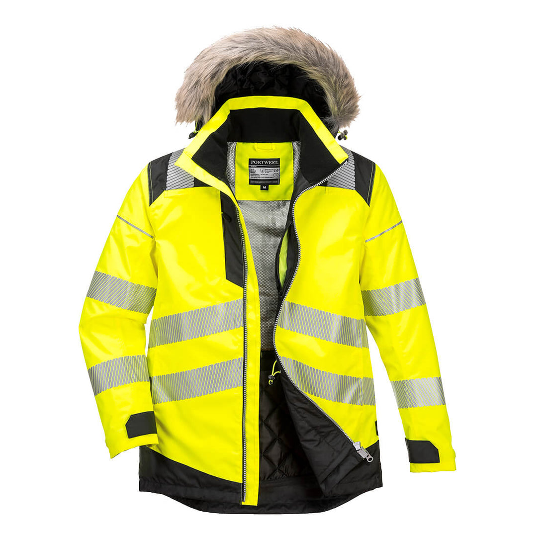 PW3 Jacheta Parka de Iarna Hi-Vis - Galben/Negru