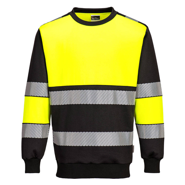 PW3 H-Vis Class 1 Sweatshirt - Galben/Negru