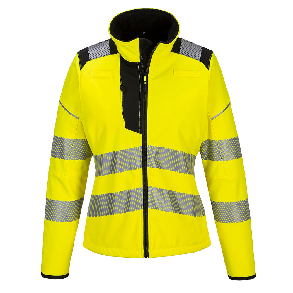 PW3 Softshell Hi-Vis pentru femei - Galben/Negru