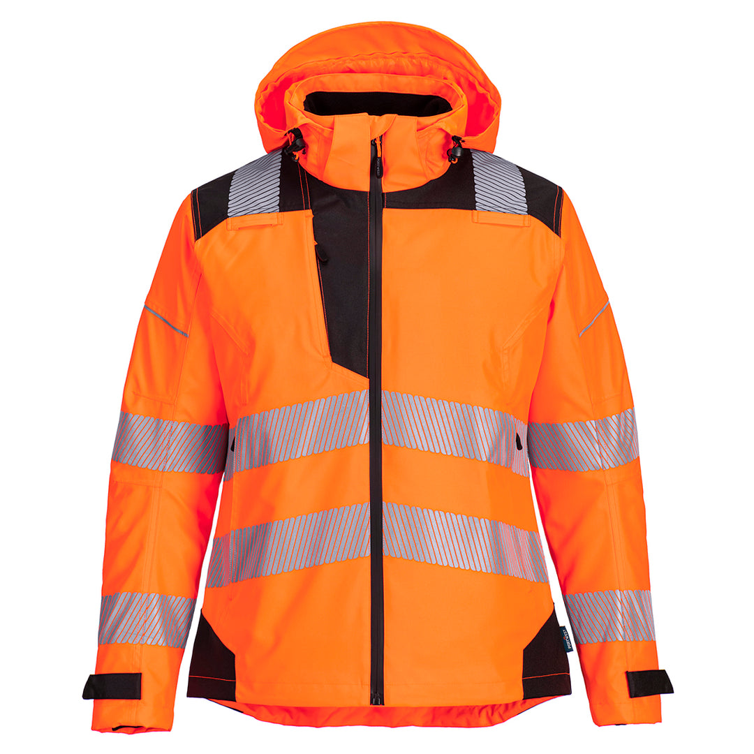 PW3 Jacheta de ploaie Hi Vis Dama - Portocaliu/Negru