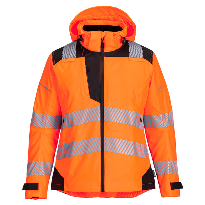 PW3 Jacheta de ploaie Hi Vis Dama - Portocaliu/Negru