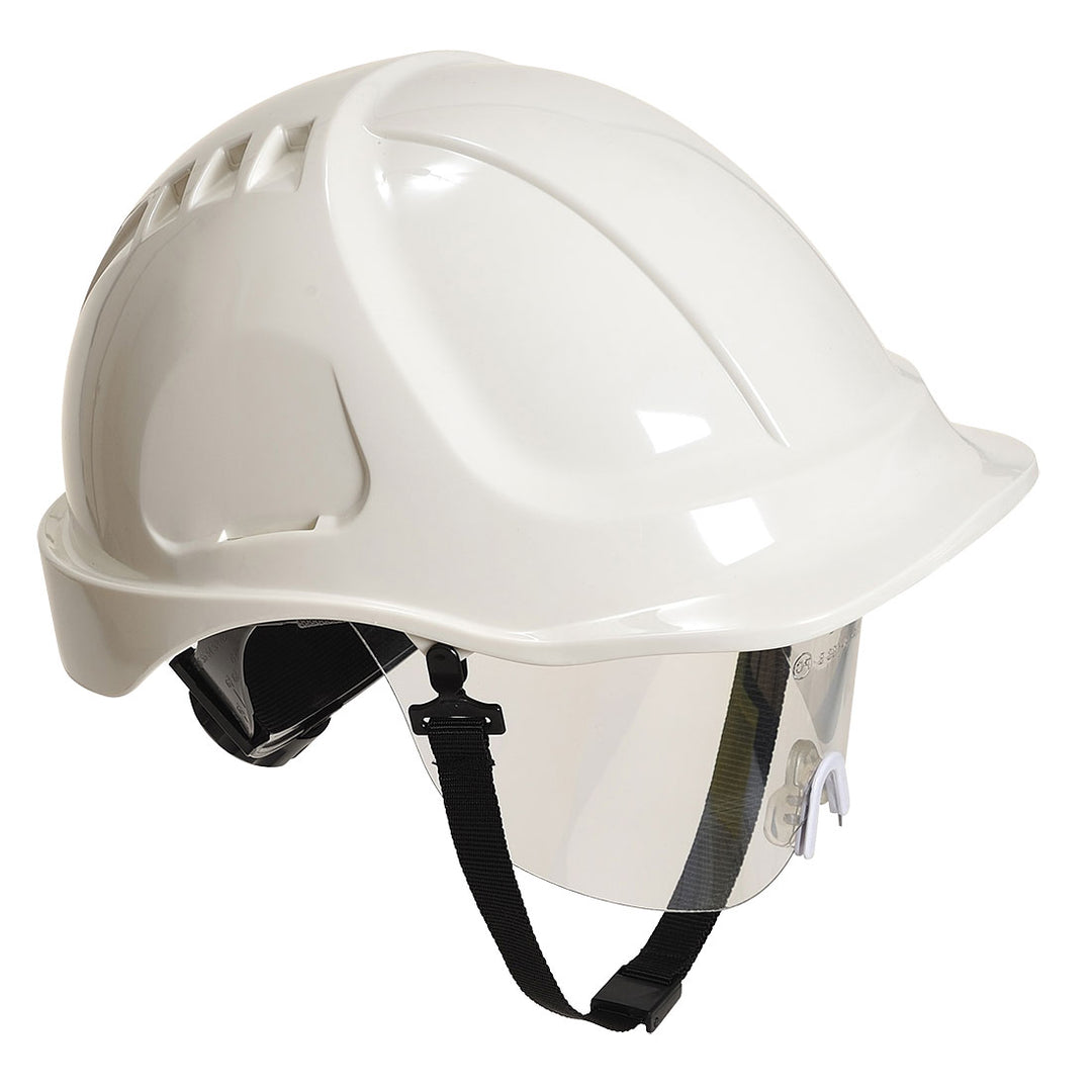 Casca cu Visor Endurance Plus - Alb