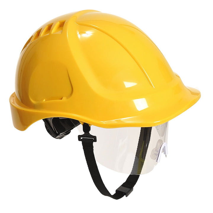 Casca cu Visor Endurance Plus - Galben
