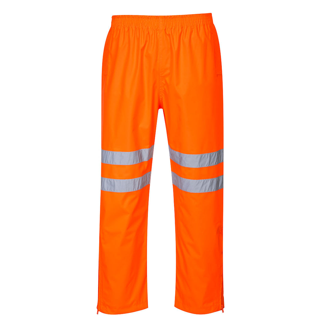 Pantaloni de ploaie respirabili Hi-Vis - Portocaliu