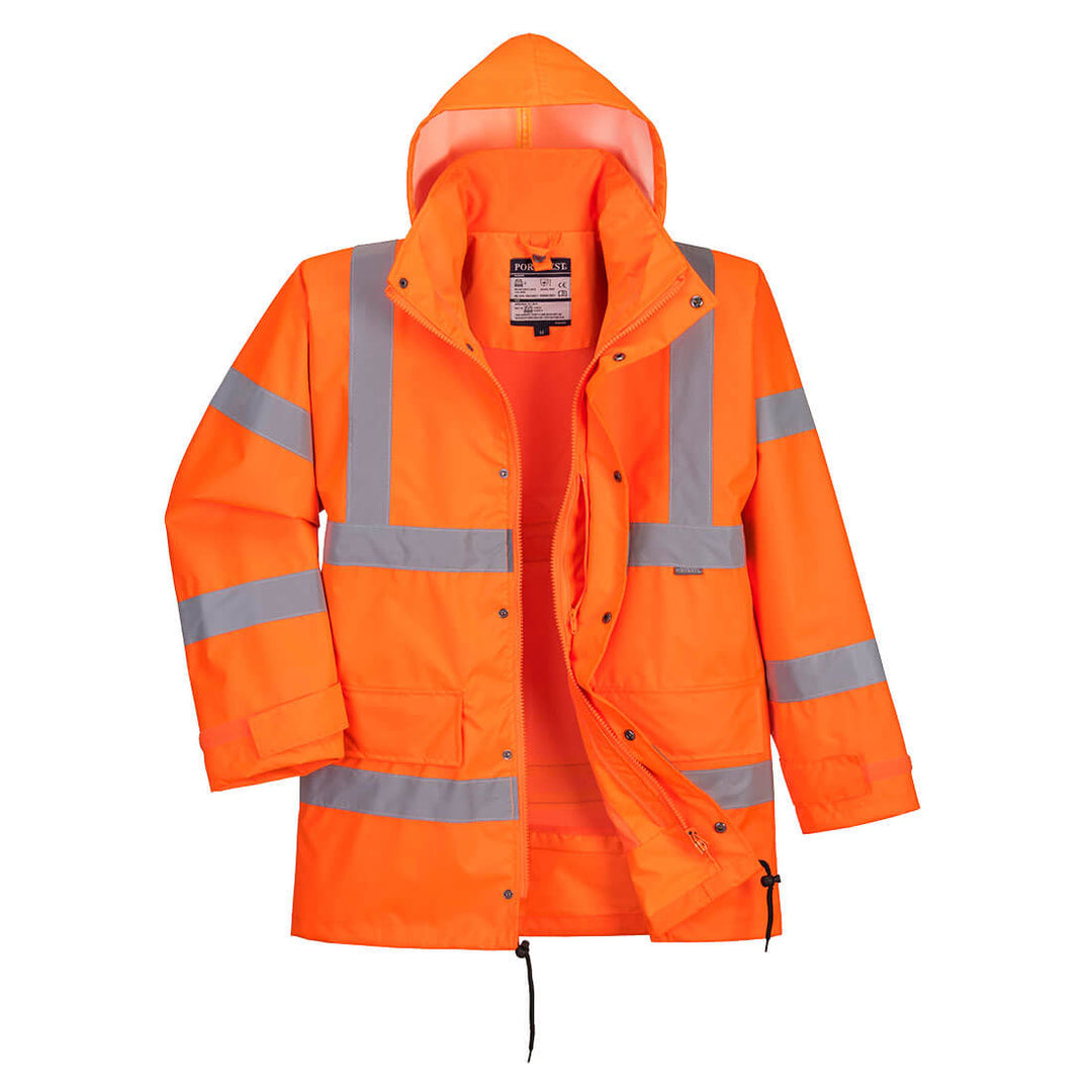 Jacheta Trafic Respirabila HiVis (Interactiva) - Portocaliu