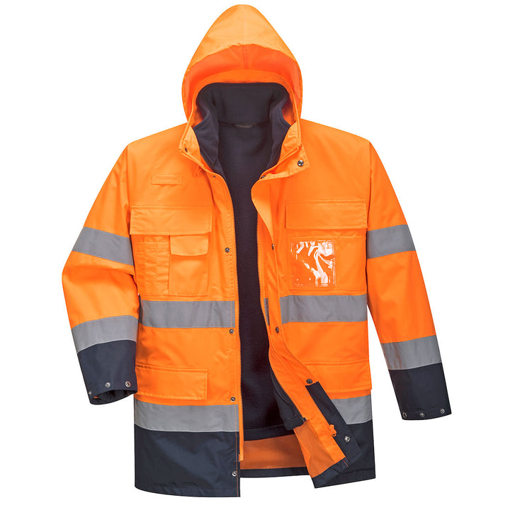 Jacheta Hi-Vis Lite 3-in-1 - Portocaliu/Navy