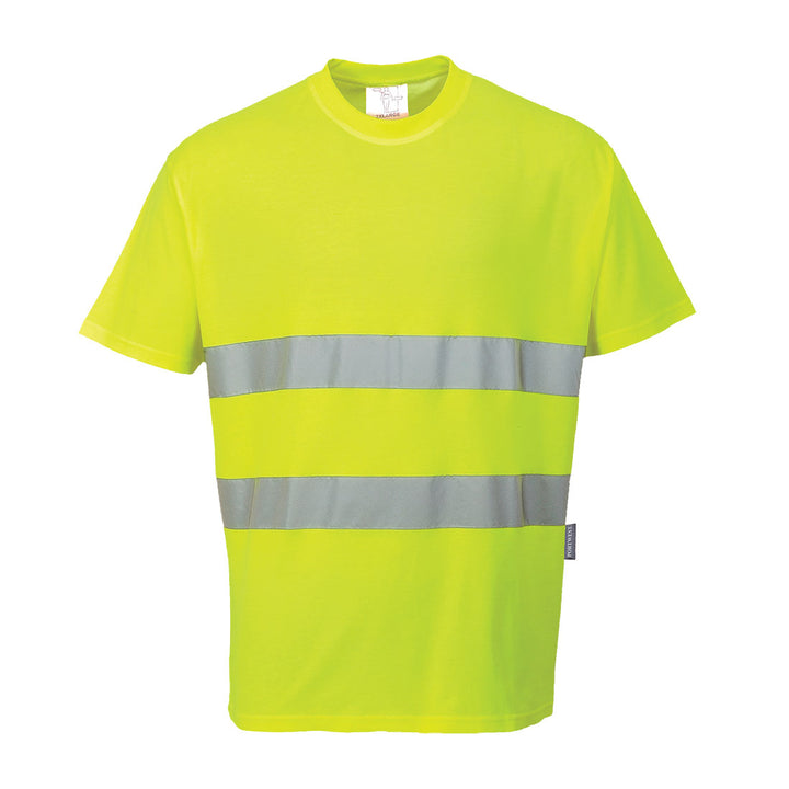 Tricou din bumbac Comfort - Galben