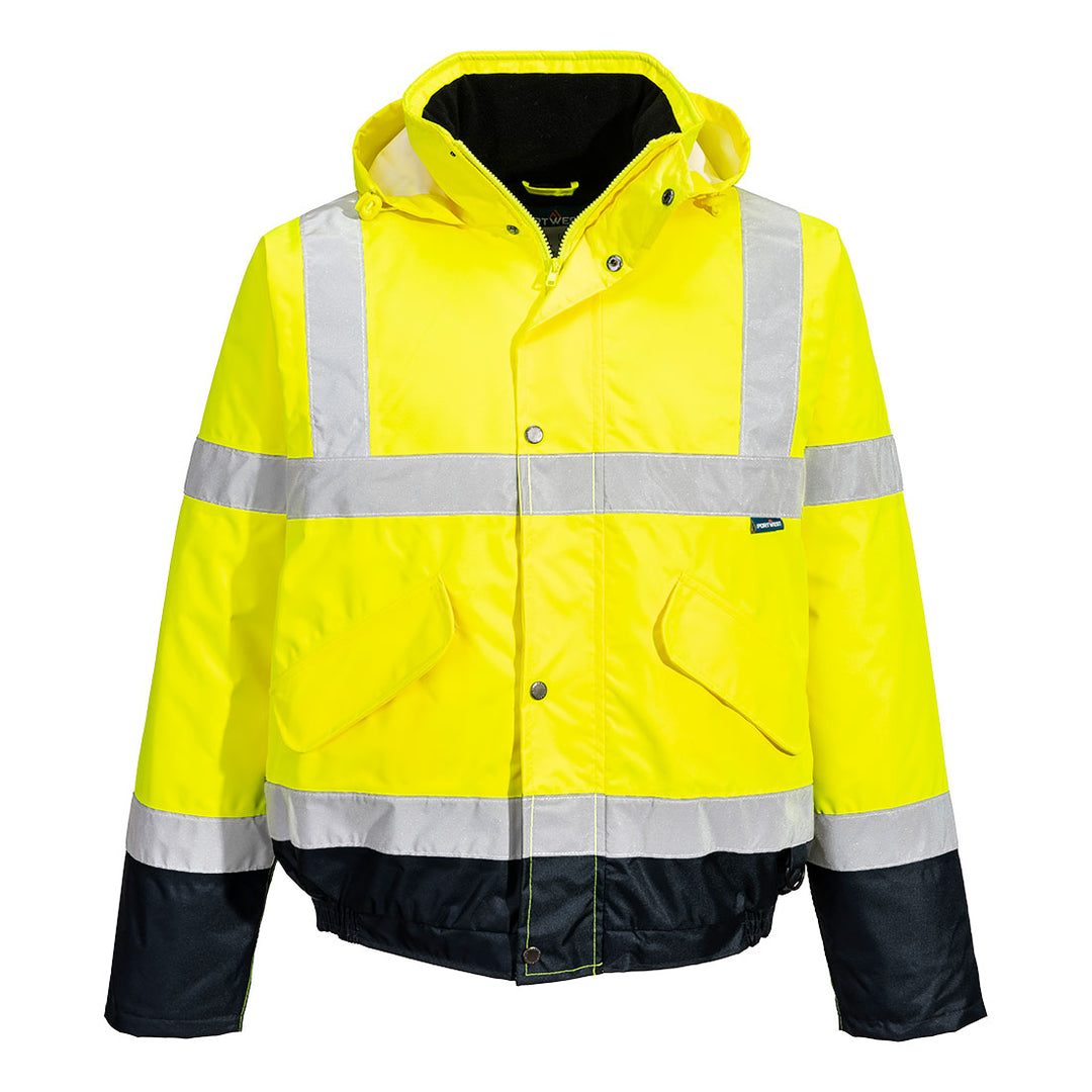 Jacheta  Contrast Bomber Hi-Vis - Galben/Navy