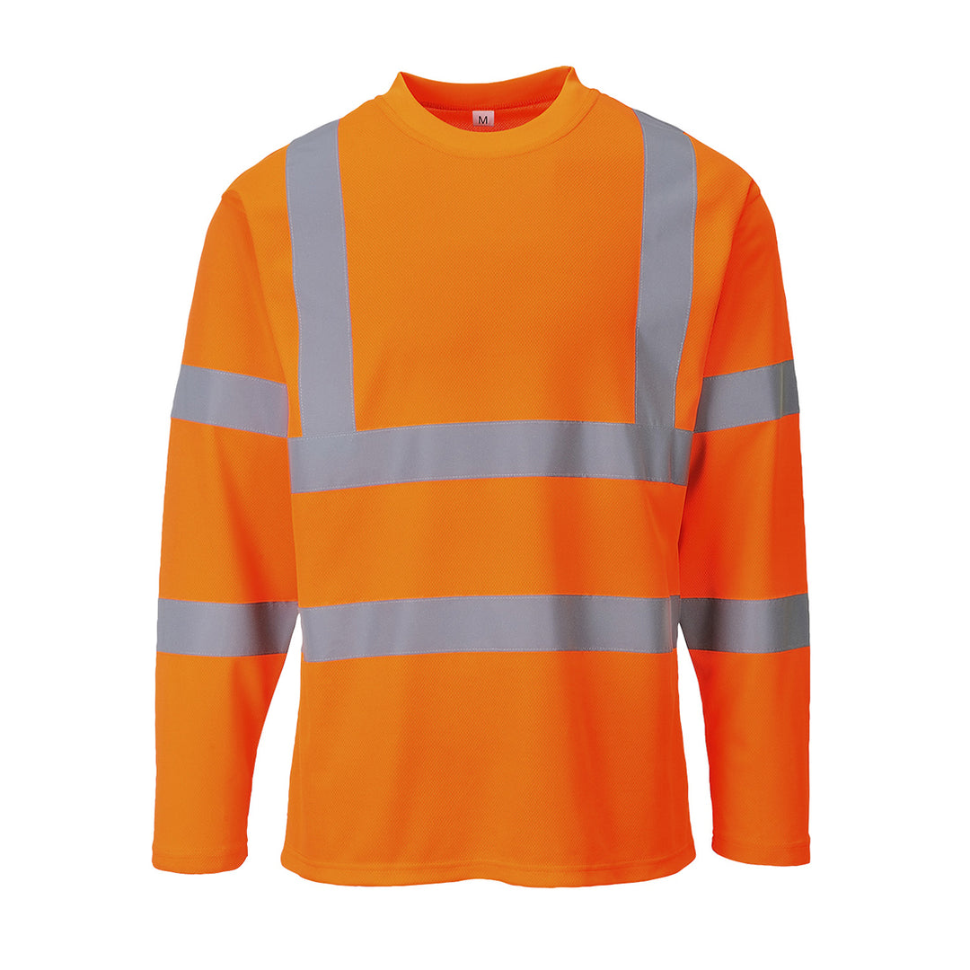 Tricou Hi-Vis cu maneci lungi - Portocaliu
