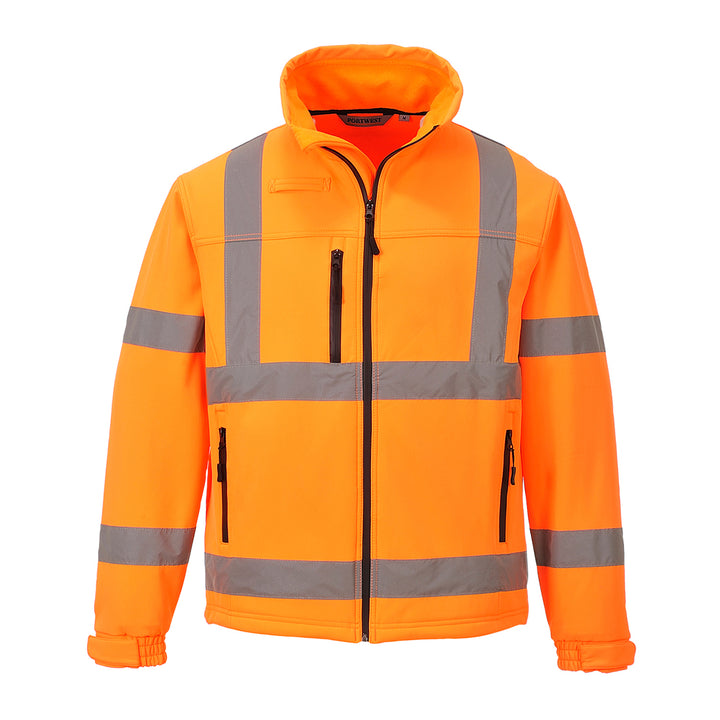 Jacheta HiVis Classic Softshell (3L) - Portocaliu