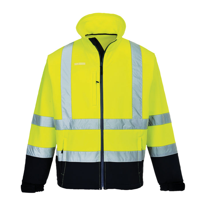 Jacheta Softshell Two Tone  (3L) - Galben/Navy