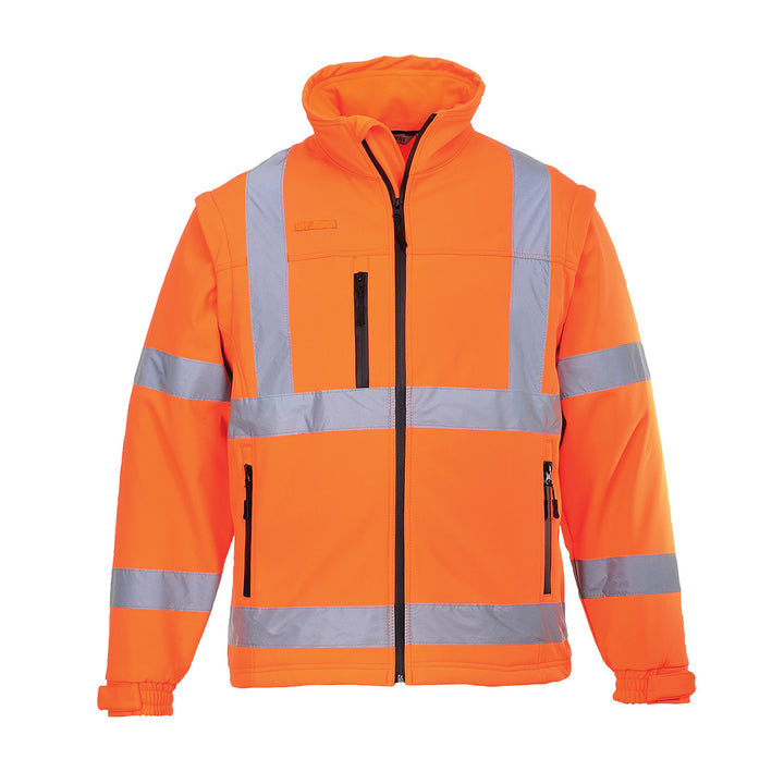 Jacheta Softshell HiVis  (3L) - Portocaliu