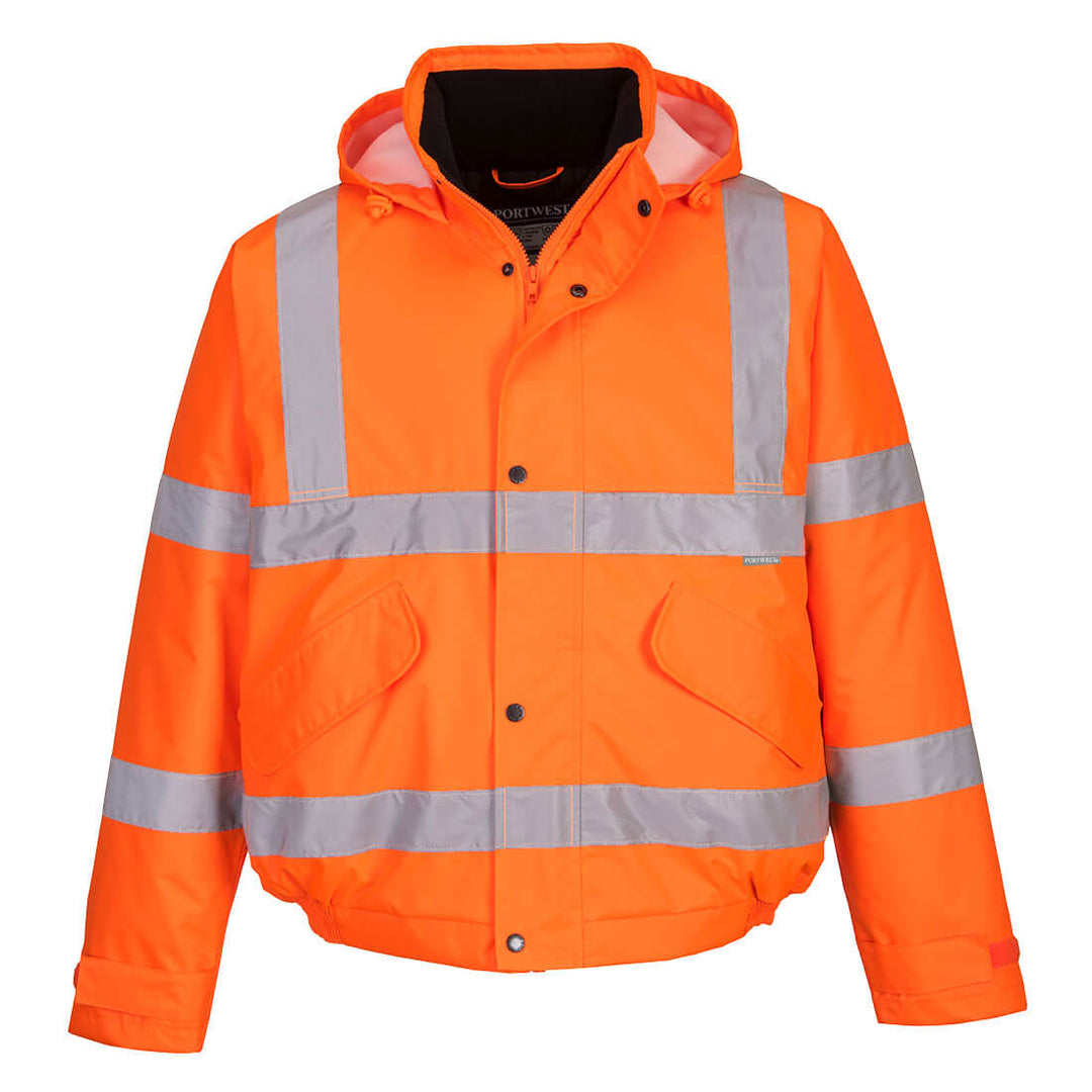 Jacheta Hi-Vis Bomber - Portocaliu