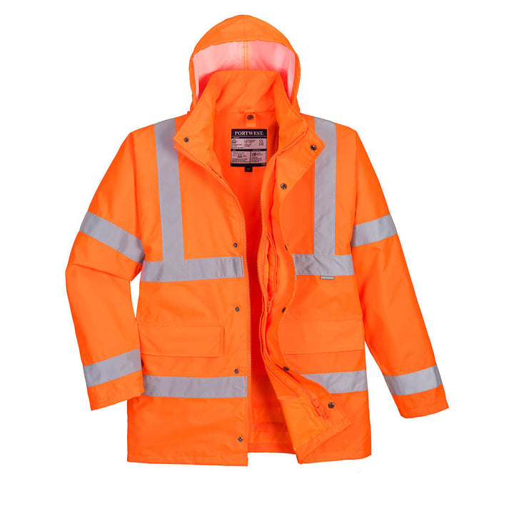 Jacheta HiVis Trafic 5-in-1 - Portocaliu