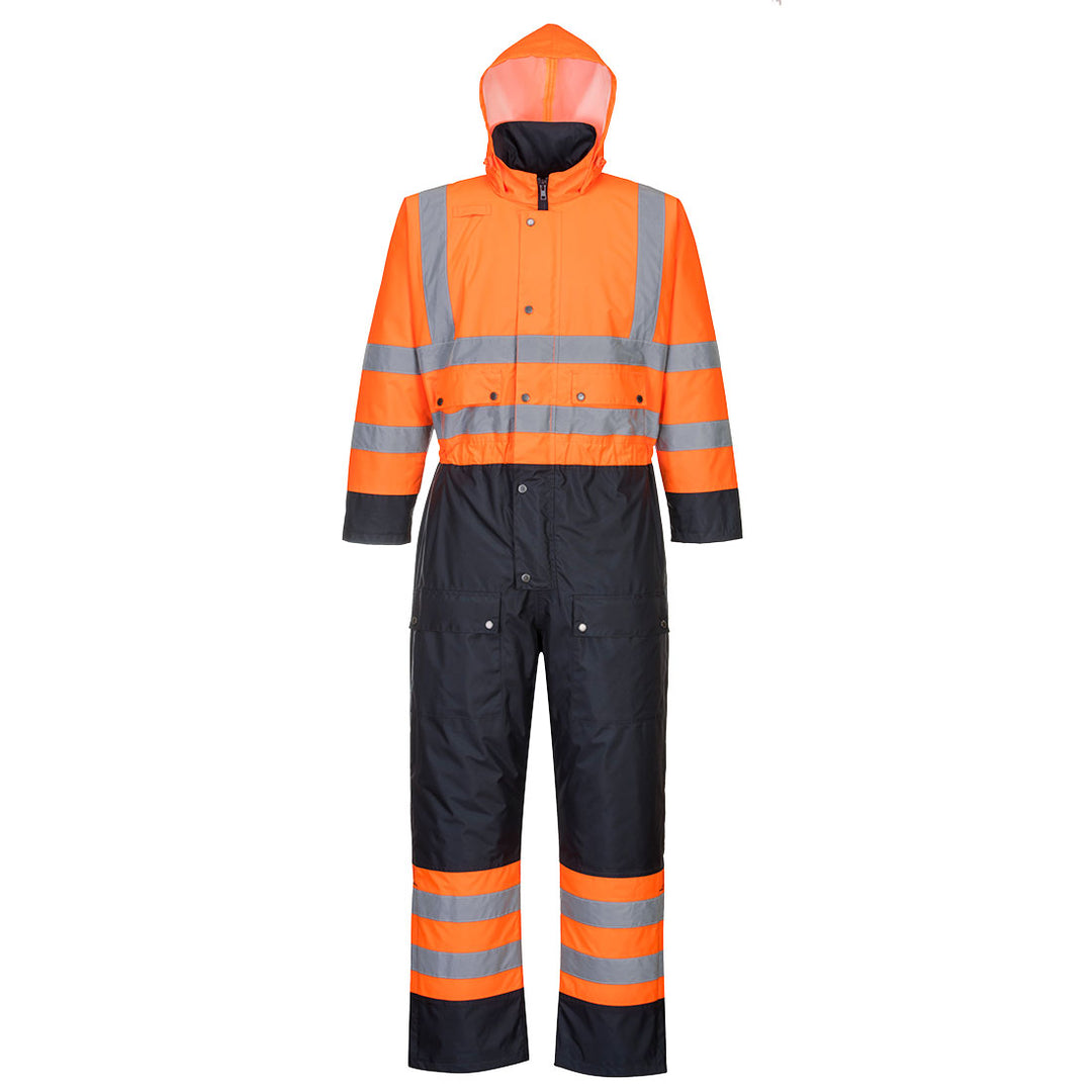 Combinezon HiVis Contrast - Captusit - Portocaliu/Navy