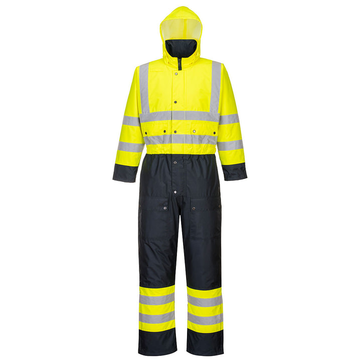 Combinezon HiVis Contrast - Captusit - Galben/Navy