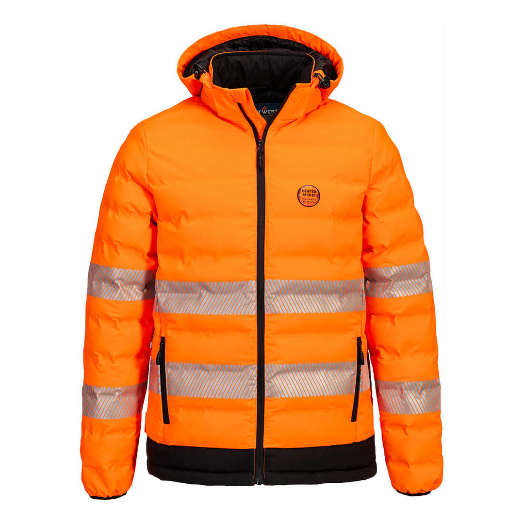 Jacheta Hi-Vis Ultrasonic Heated Tunnel - Portocaliu/Negru