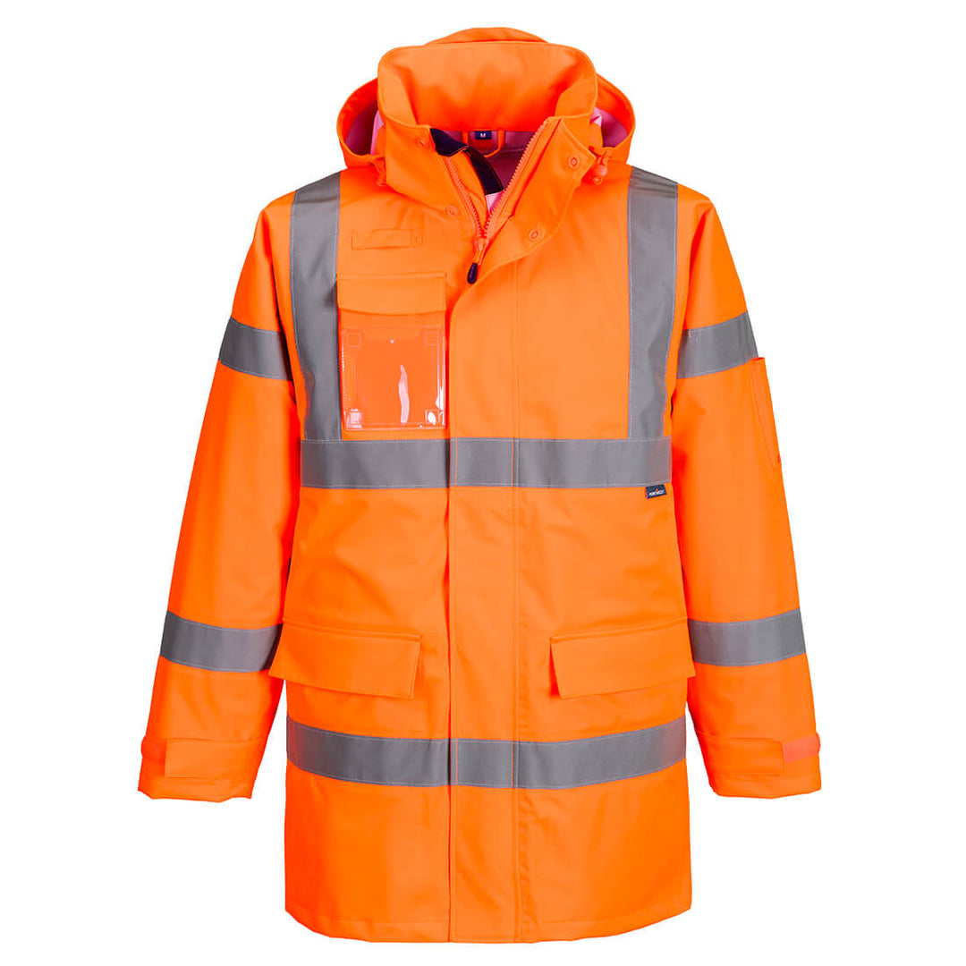 Hi-Vis Extreme Rain Jacket (3L) - Portocaliu