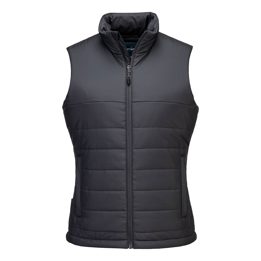 Women's Insulated Baffle Gilet - Gri metalic