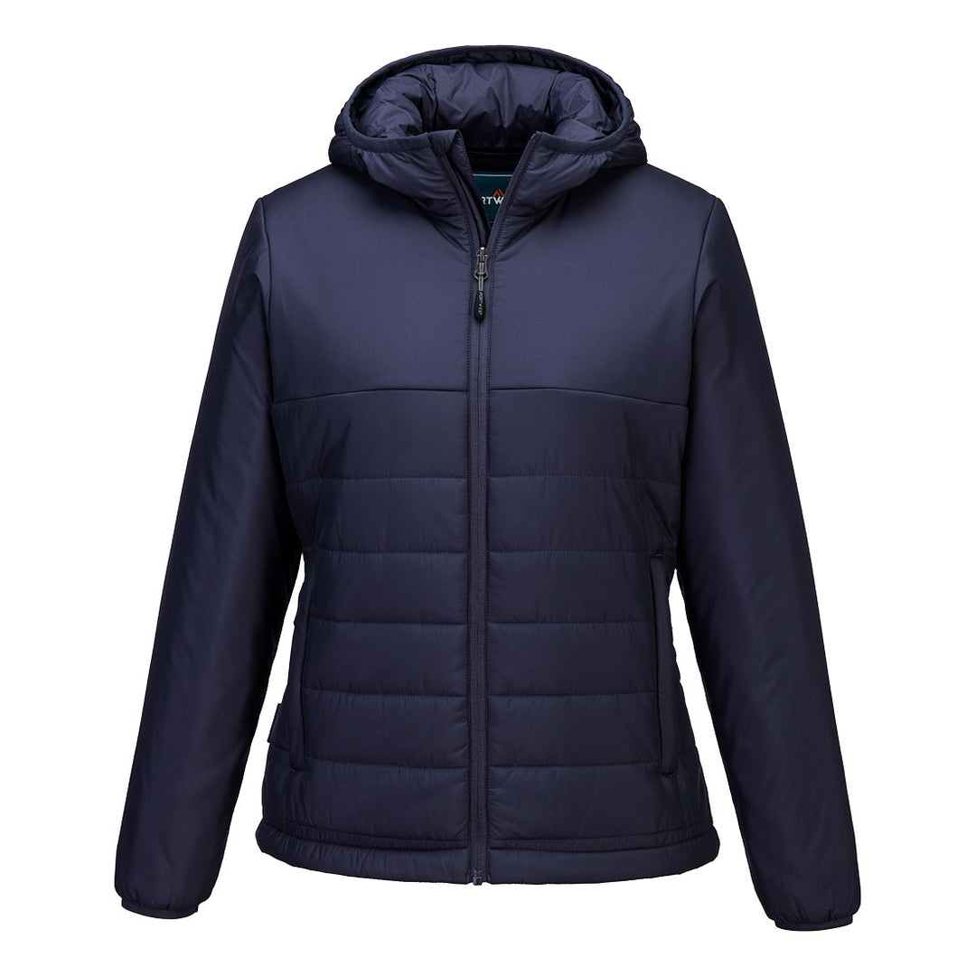 Women's Hooded Baffle Jacket - Navy