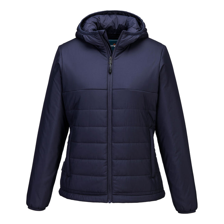 Women's Hooded Baffle Jacket - Navy