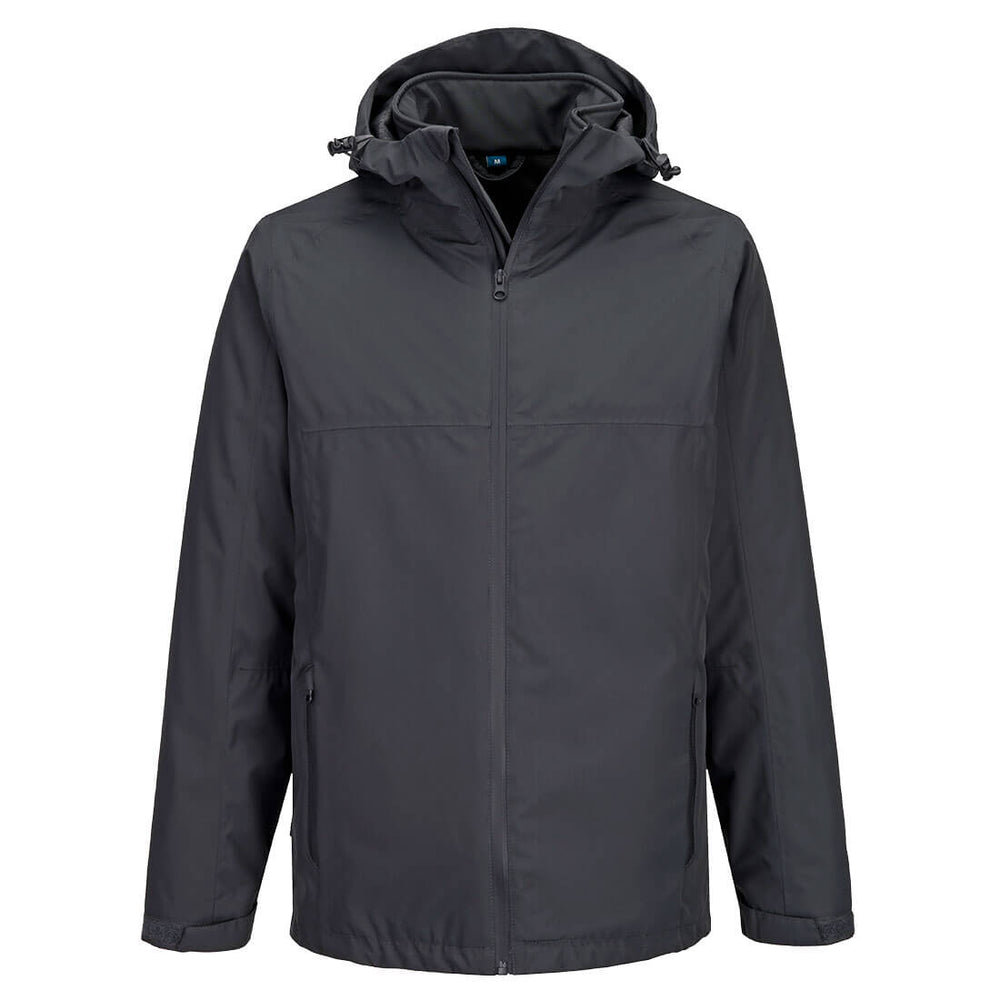 Professional 3in1 Rain Jacket - Gri metalic