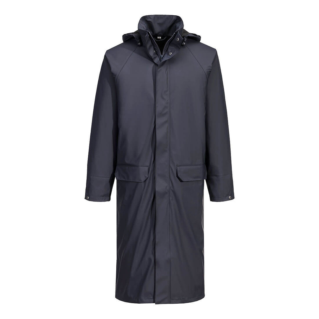 Pelerina Flexatex Chem Long Coat - Navy