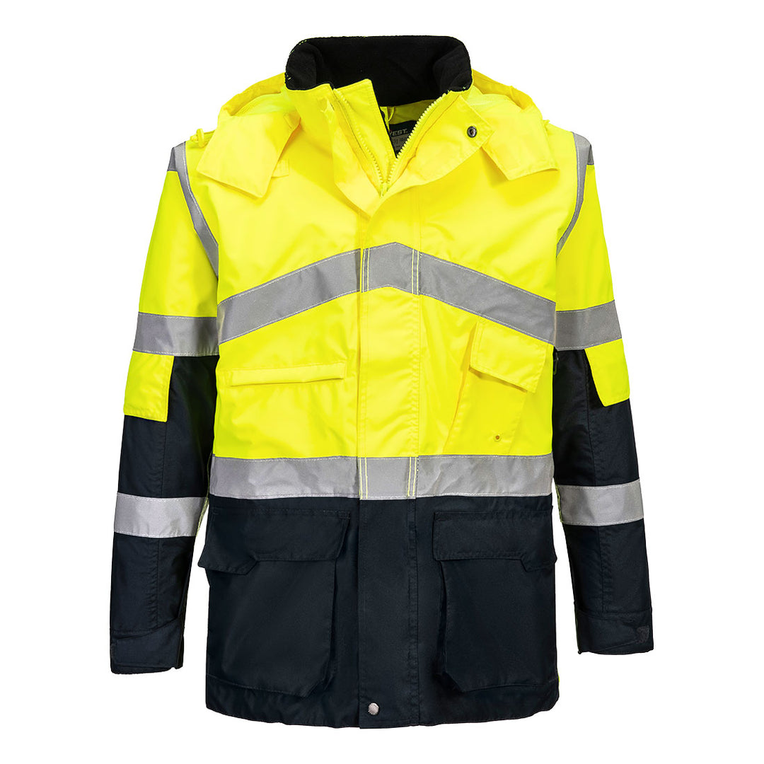 Jacheta Respirabila HiVis 2 Tonuri - Galben/Navy