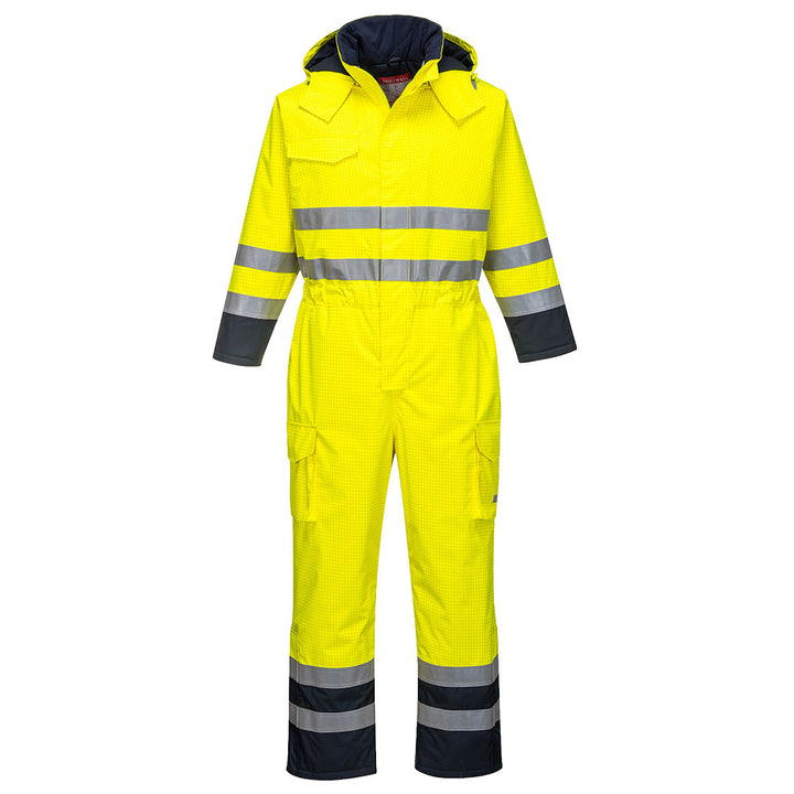 Combinezon  Bizflame Rain Hi-Vis Multi - Galben/Navy