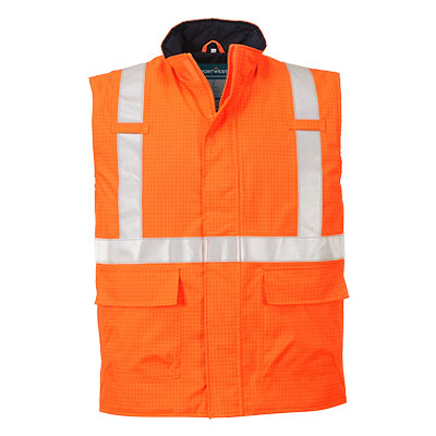 Vesta Bizflame Rain HiVis Antistatica Ignifuga - Portocaliu