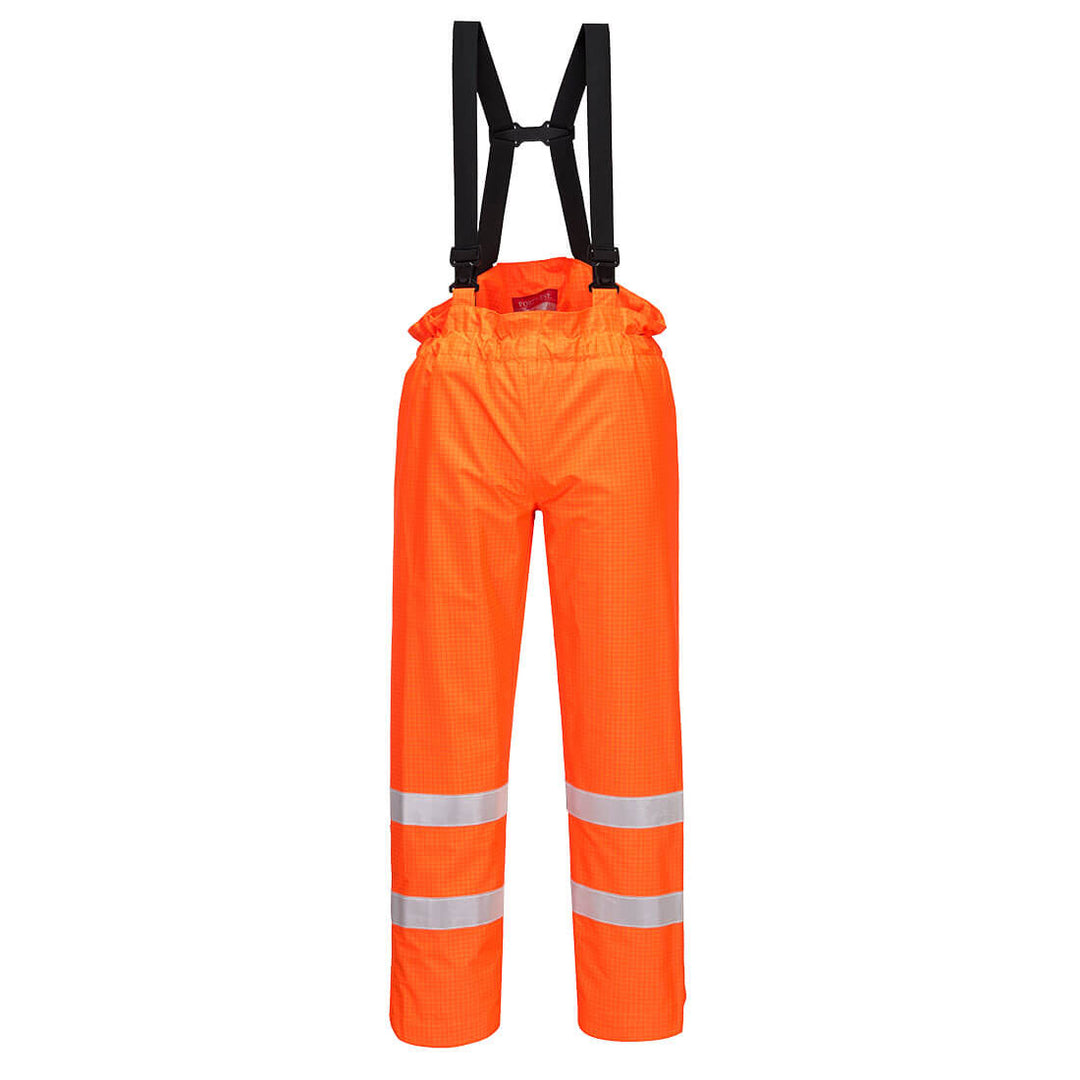 Pantaloni  HI VIS Bizflame Rain Hi Vis Captusiti Ignifugi Antistatici - Portocaliu
