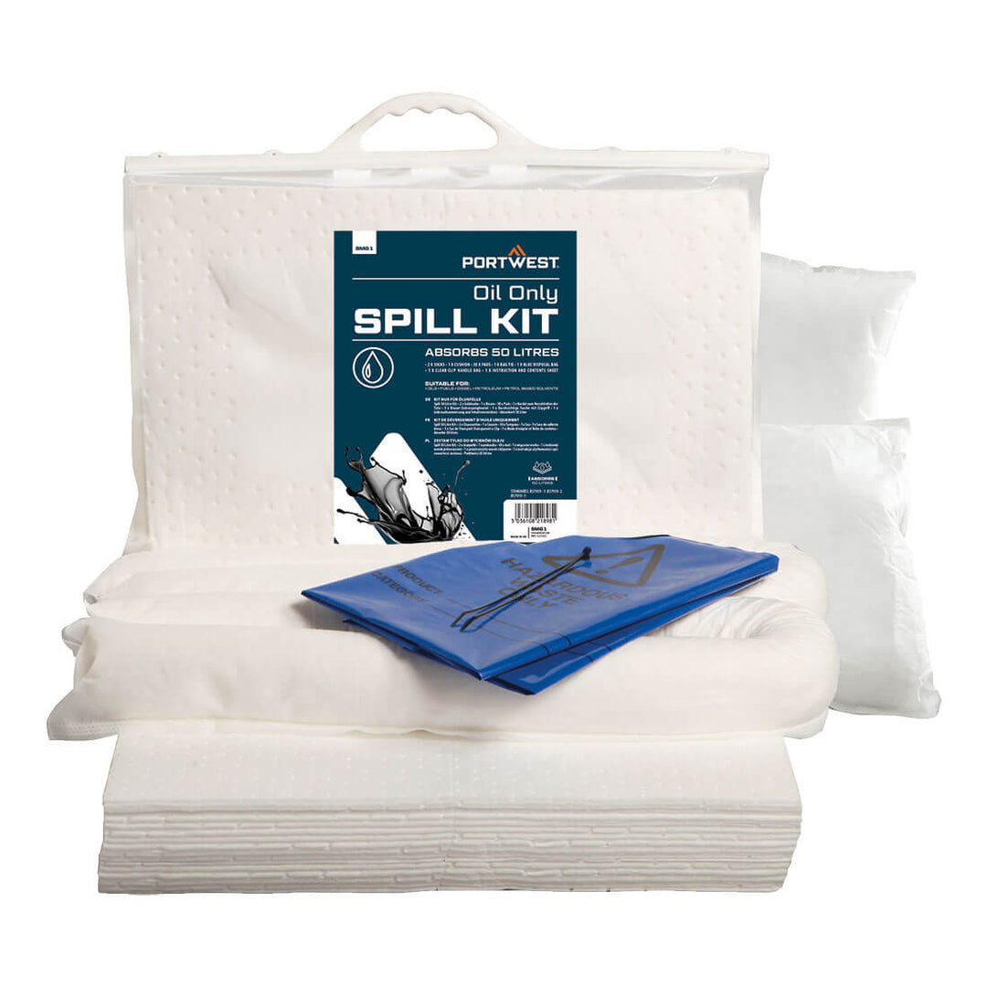 Set Absorbtie Uleiuri 50l - Alb