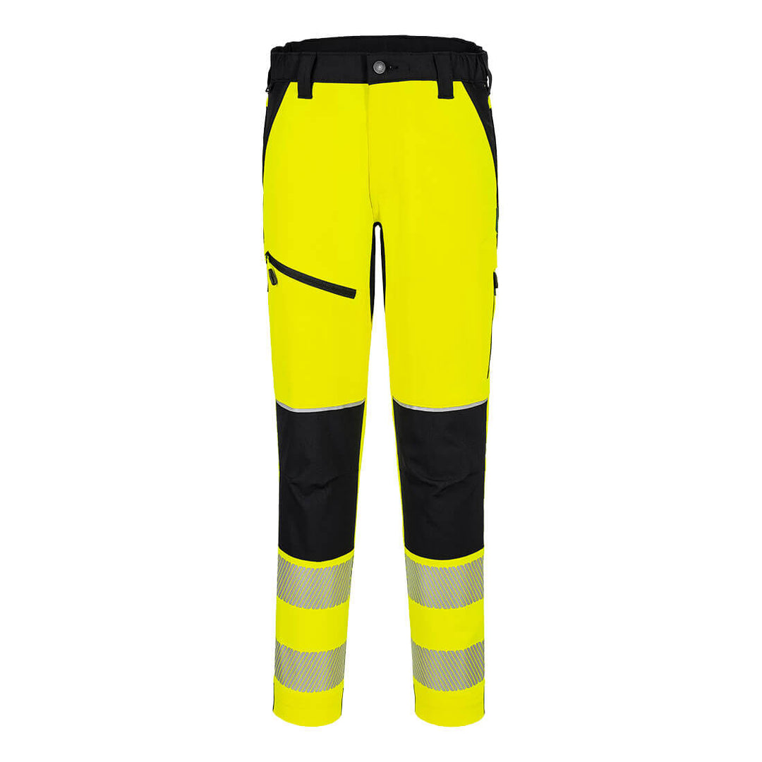 PW3 Pantaloni stretch Hi-Vis - Galben/Negru