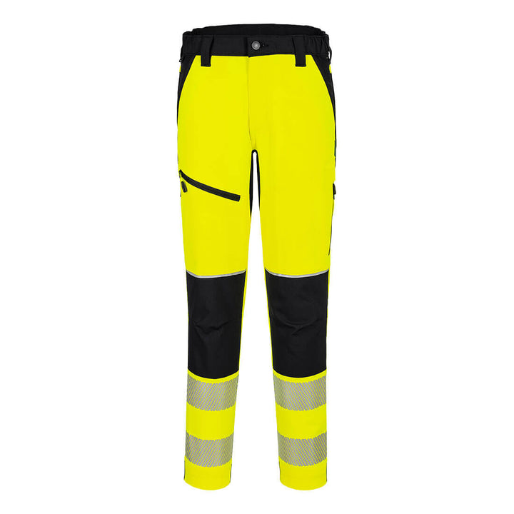 PW3 Pantaloni stretch Hi-Vis - Galben/Negru