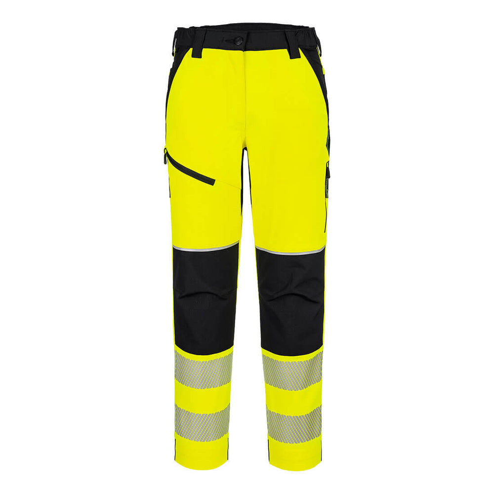 PW3 Hi-Vis Women's Stretch Trouser - Galben/Negru