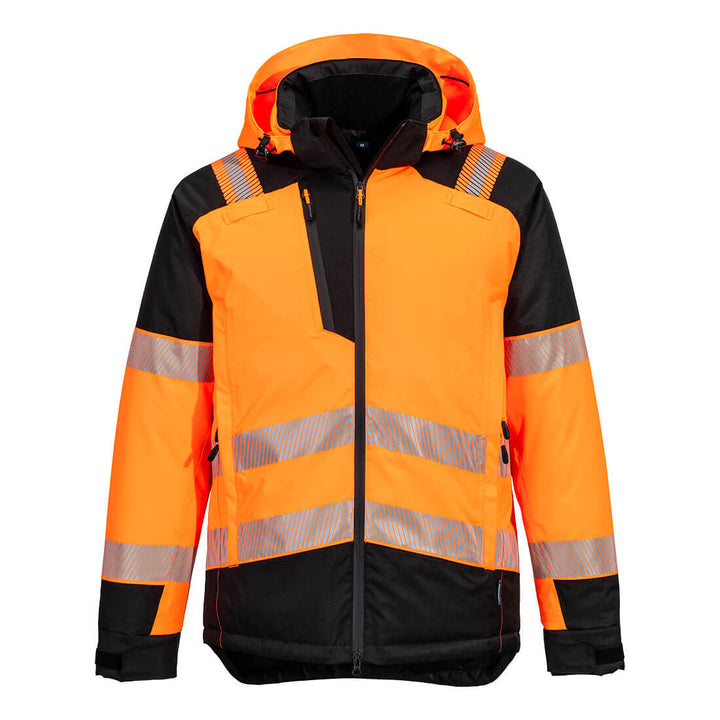 PW3 Jachetă de Iarnă Hi-Vis - Portocaliu/Negru